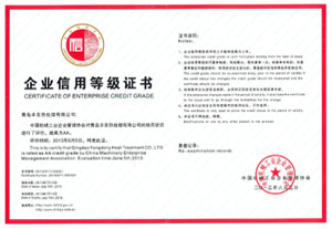 企業(yè)信用等級證書